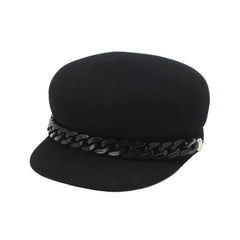 Women 100% Wool Winter Warm Newsboy Hat