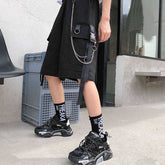Women Cargo Loose Straight Casual Shorts