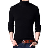 Men Knitted Cashmere Woolen Turtleneck Sweaters