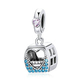 Sterling Silver 925 Traveling Scenery Charm Beads