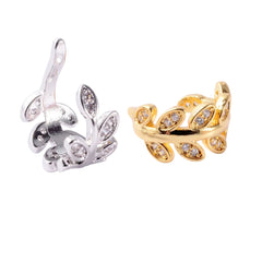 Women CZ Zircon Non-Pierced Ear Cuff Clip Earrings