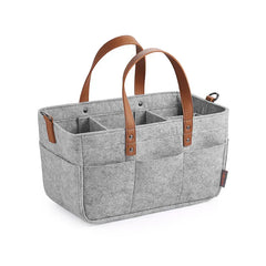 Baby Felt Storage Nursery Organizer Basket with Handle