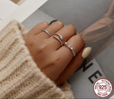 Sterling Silver 925 Sparkling Bow Knot Ring