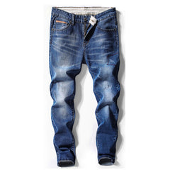 Men Pants Denim Stretch Slim Fit Jeans