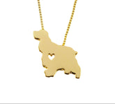 Accessories Woman Cocker Spaniel Dog Pendant Necklace