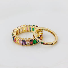 Accessories Women CZ Eternity Band Ring