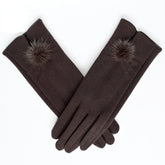 Woman Vintage Designer Winter Gloves