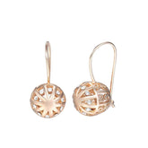 Accessories Women Cubic Zircon Rose Gold Earrings
