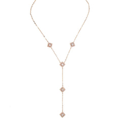 Women Long bling Necklace