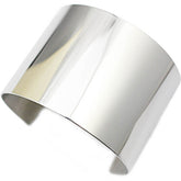 Designer Stainless Steel Wide Blank Cuff Bangle Bracelet
