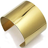 Designer Stainless Steel Wide Blank Cuff Bangle Bracelet