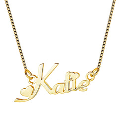 Sterling Silver 925 Russian Link Personalized Pendant Necklace
