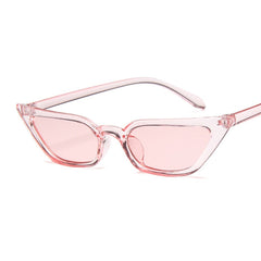 Woman Vintage Cat Eye Mirror Reflective Sunglasses UV400