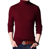 Men Knitted Cashmere Woolen Turtleneck Sweaters