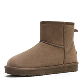 Genuine Leather Waterproof Warm Ankle Boots