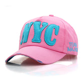 Accessories Unisex Adjustable NYC Embroidery Outdoor Sports Baseball Cap