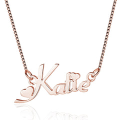 Sterling Silver 925 Russian Link Personalized Pendant Necklace