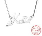 Sterling Silver 925 Russian Link Personalized Pendant Necklace