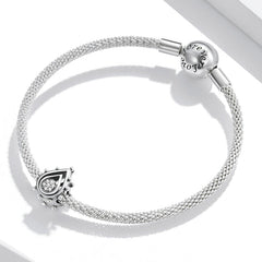 Sterling Silver 925 Women Lotus Bud Charms