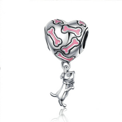 Sterling Silver 925 Heart Charm Pendant