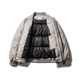 Men Winter Duck Down Retro Bomber Jacket