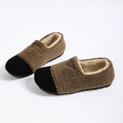 Women Warm Round Toe Slip on Shoes