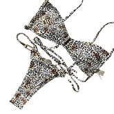 Woman 2-piece Floral Print Swimsuit