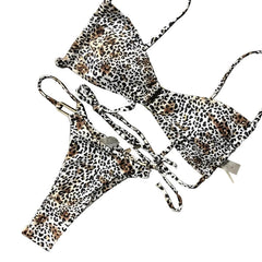 Woman 2-piece Floral Print Swimsuit