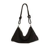 Accessories Women Rhinestones Ruched Evening Purses
