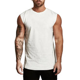 Mens Activewear Cotton Sleeveless Tank Tops