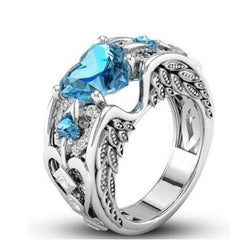 Women Multicolor Heart shape Zircon Ring