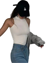 Women Summer Knitted Turtleneck Tops
