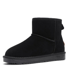 Genuine Leather Waterproof Warm Ankle Boots