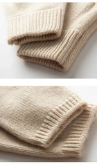 Women 100% Cashmere Knitted Fingerless Thermal Gloves