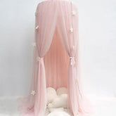 Kids Infants Bed Crib Mosquito Canopy 7 Pieces