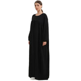 Women Classic Long Sleeve Abaya Dress