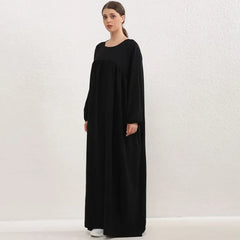 Women Classic Long Sleeve Abaya Dress