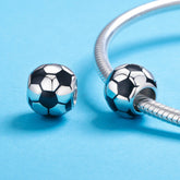 Sterling Silver 925 Ball Series Charm Pendant Fit Bracelet
