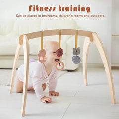 Baby Newborn Wooden Triangle Gym Frame