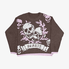 Women Anime Knit Vintage Cashmere Sweater