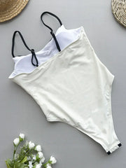 Women Summer Vintage Monokini Bodysuit Bikinis Set