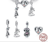 Sterling Silver 925 Prince of the Sea Pendant Charms