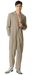 Men Deep V-neck Long Sleeved Formal Jumpsuits