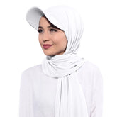 Accessories Women Baseball Hats Turban Islamic Hijab Scarf