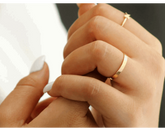 14K Gold Filled Flat Band Ring Minimalism JewelryKnuckle Anillos Mujer Bohemian Bague Femme Anelli Aneis Rings