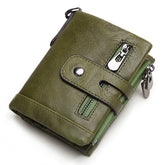 Men Cowhide Genuine Leather Wallet Coin Purse