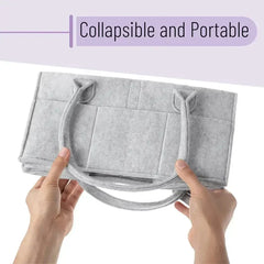 Nursery Essentials Foldable Storage Box Diaper Bag Storage Caddie