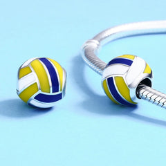 Sterling Silver 925 Ball Series Charm Pendant Fit Bracelet