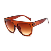 Women Flat Top Style Vintage Sun Glasses