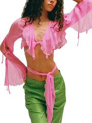 Women Casual Latin Bolero Dance Short Tops